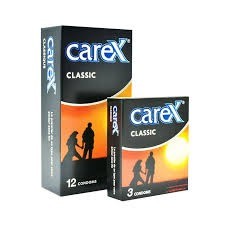 Carex Classic Condom Ultra Thin Full Box 24x3 = 72Pcs Full Box Condom (Malaysia)