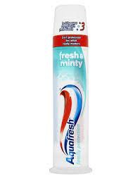 Aquafresh 3 in1 Fresh and Minty Toothpaste Pump 100ml