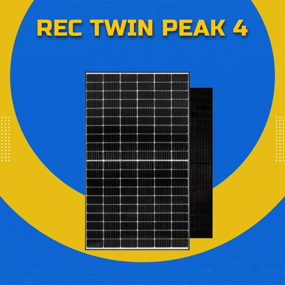 REC TwinPeak 4 Series 375 Watt Solar Panel