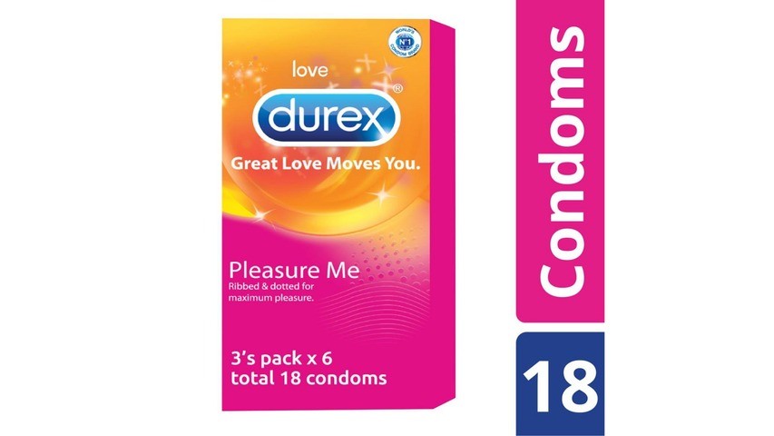 Durex Pleasure Me 6 Pack (18 Pcs)