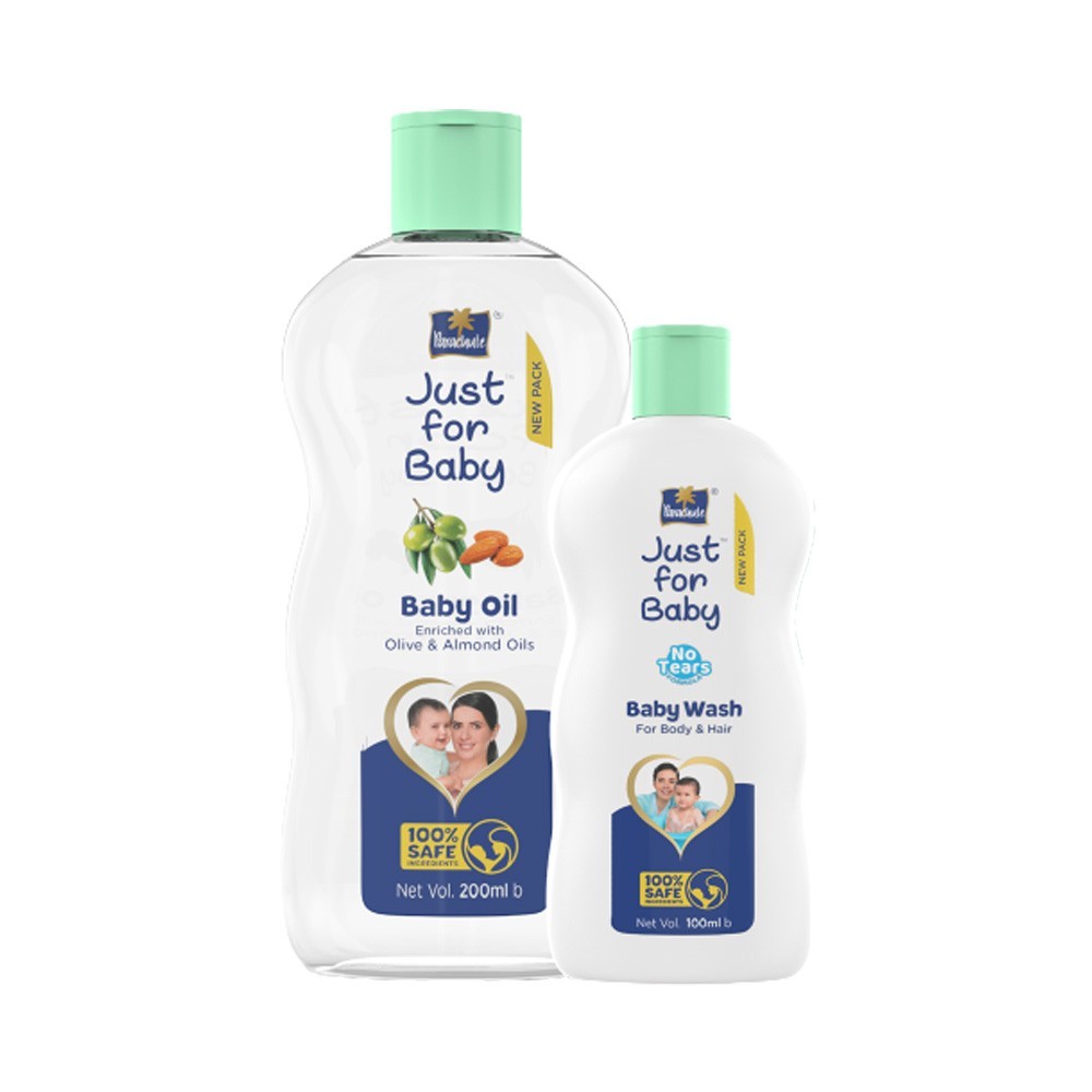 Parachute Just for Baby - Baby Lotion (Free Baby Wash 100 ml)