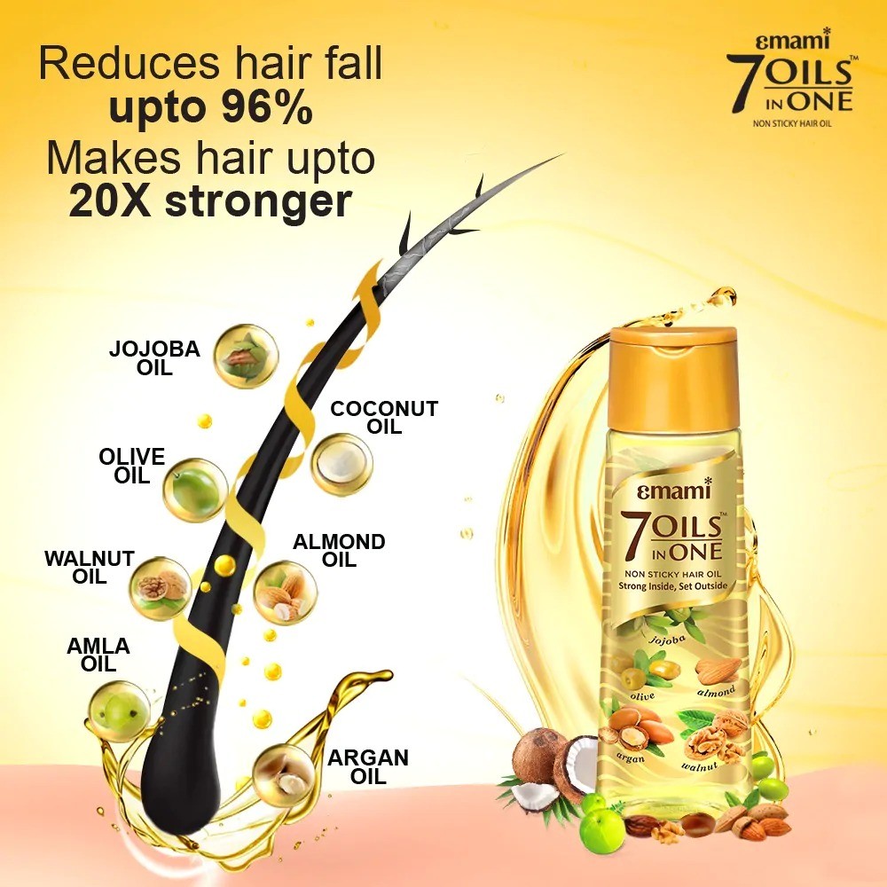 Emami 7 Oils in One Non Sticky Hair Oil-300ml