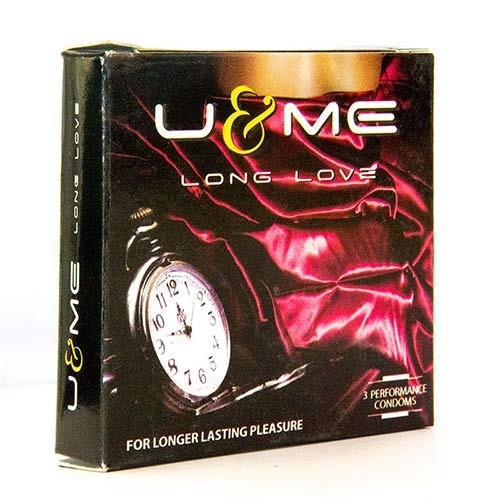 U & ME - Long love dotted condoms 1 box