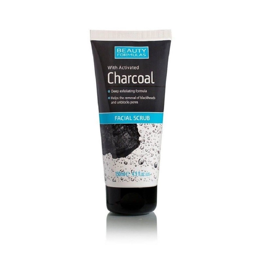 Beauty Formulas Charcoal Facial Scrub 150mL