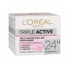 L’Oreal Triple Active Day Moisturiser – Dry and Sensitive Skin 50ml