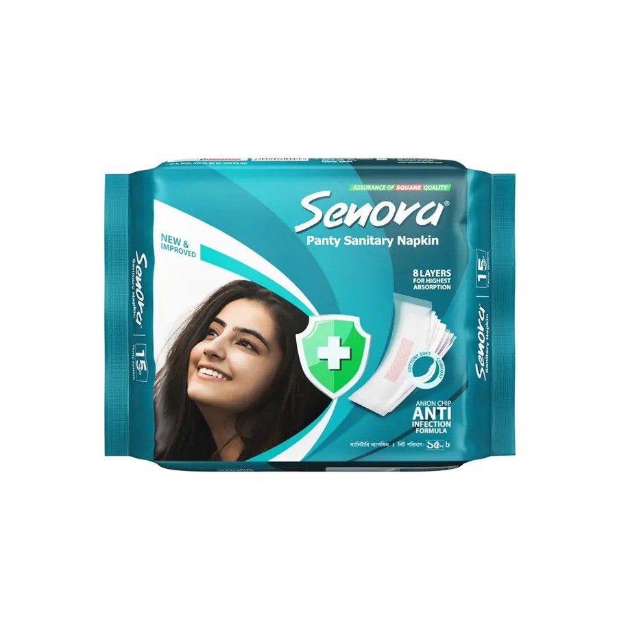 Senora Panty Sanitary Napkin- 15 Pads