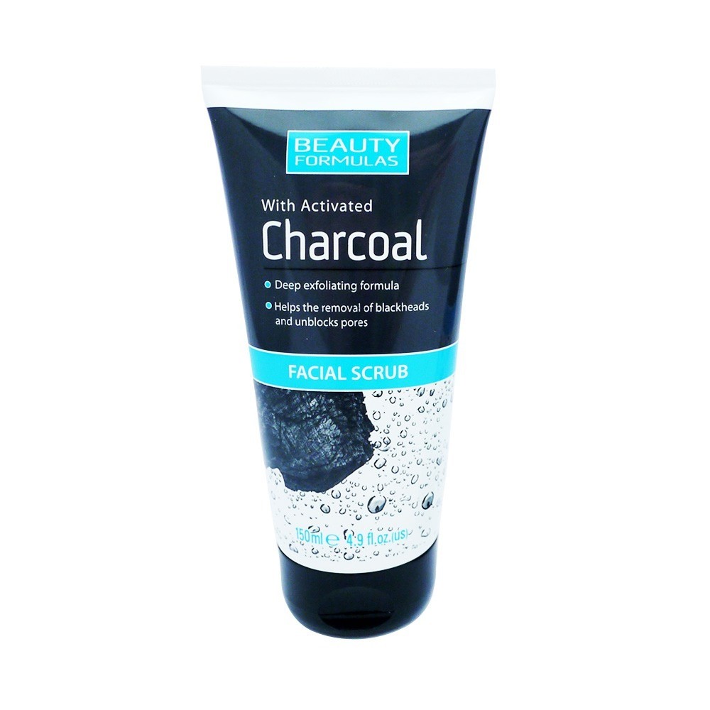 Beauty Formulas Charcoal Facial Scrub 150mL